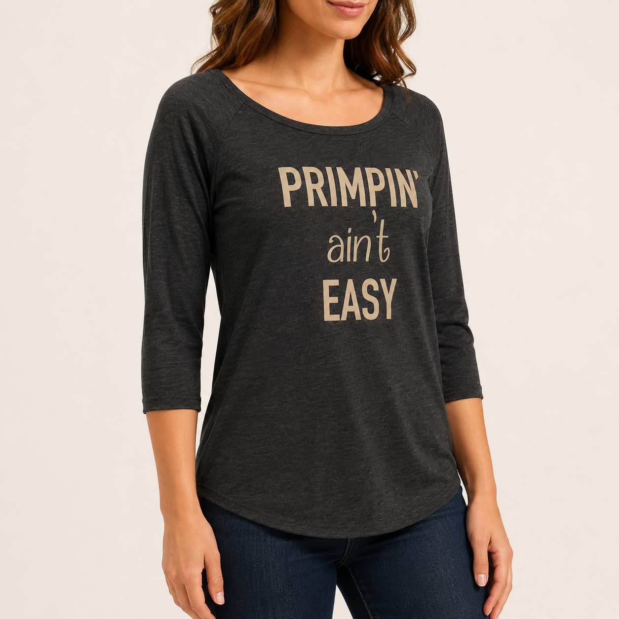 FROMM BeauTees NTC013 Primpin’ Ain’t Easy | Camisa Profesional Manga 3/4 SM/MD