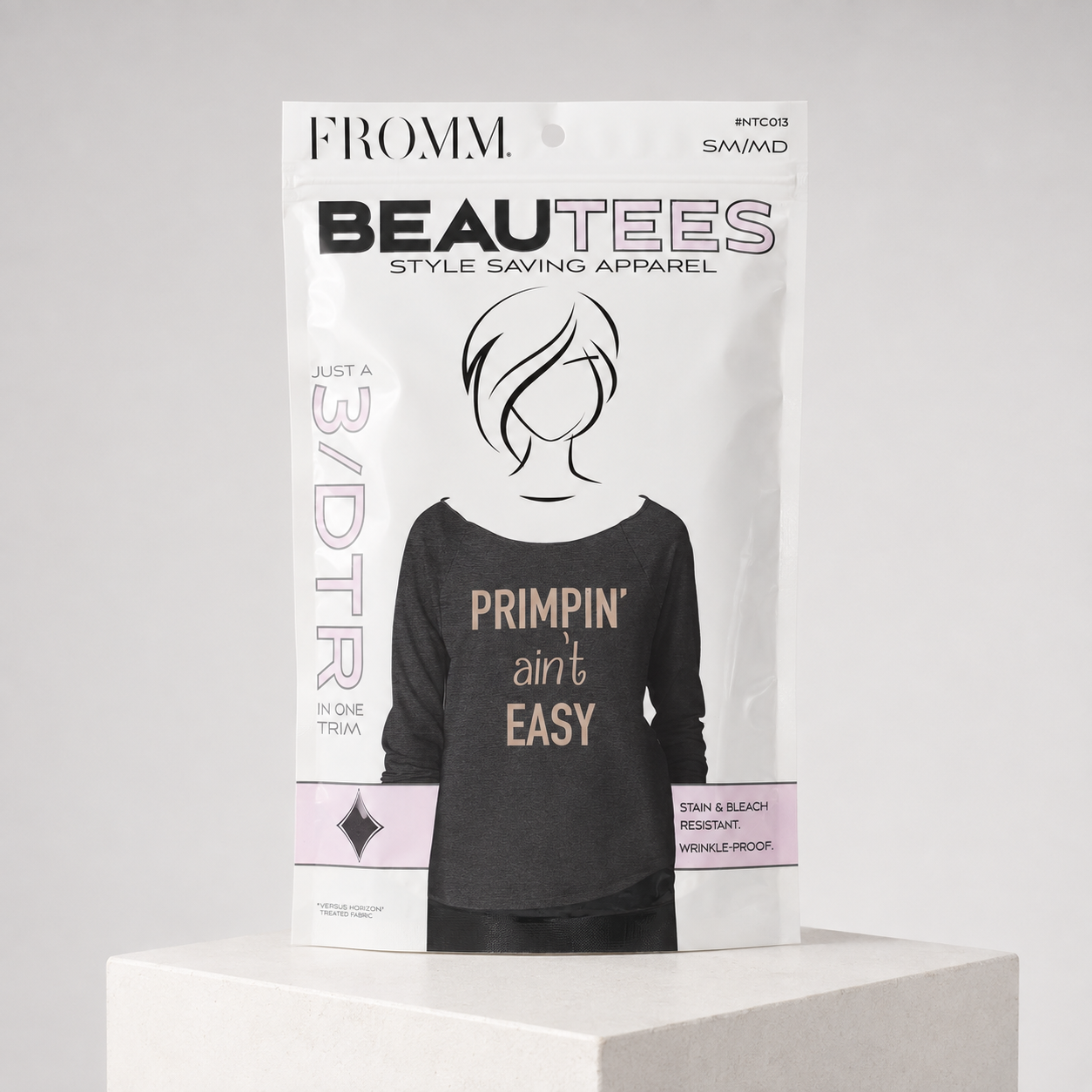 FROMM BeauTees NTC013 Primpin’ Ain’t Easy | Camisa Profesional Manga 3/4 SM/MD