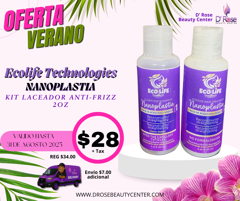 ECOLIFE TECHNOLOGIES NANOPLASTIA KIT LACIANTE 2oz (ETNKL2)