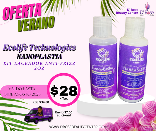 ECOLIFE TECHNOLOGIES NANOPLASTIA KIT LACIANTE 2oz (ETNKL2)