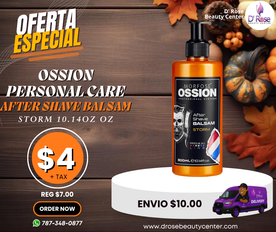 💈 OSSION PROFESSIONAL AFTER SHAVE BALSAM STORM – 10.14 OZ (OSS005)