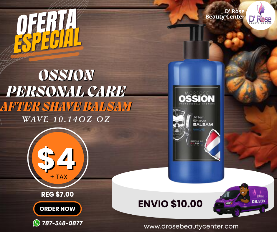 💈 OSSION PROFESSIONAL AFTER SHAVE BALSAM WAVE 10.14 OZ (OSS006)
