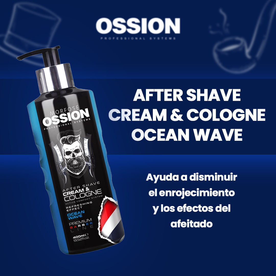 OSSION PROFESSIONAL AFTER SHAVE CREAM COLOGNE OCEAN WAVE 13.52OZ OSS007