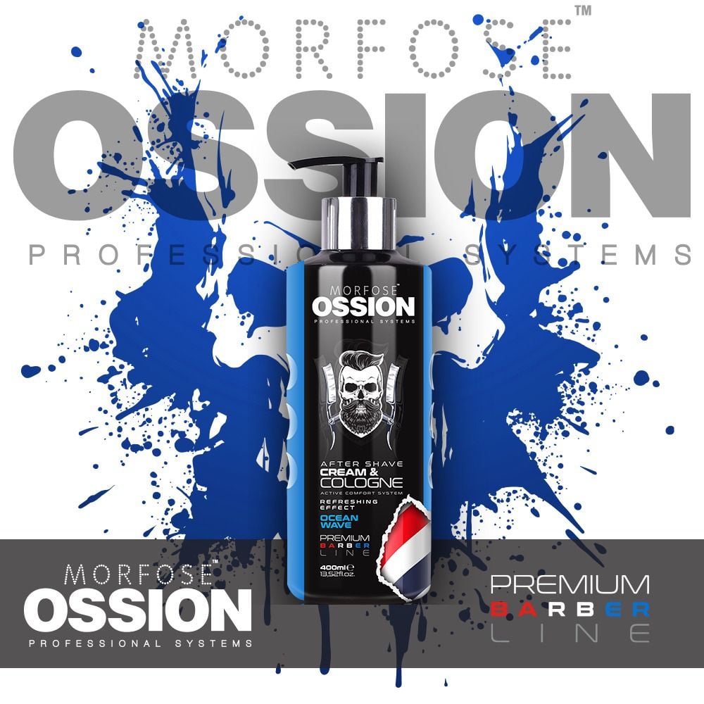 OSSION PROFESSIONAL AFTER SHAVE CREAM COLOGNE OCEAN WAVE 13.52OZ OSS007