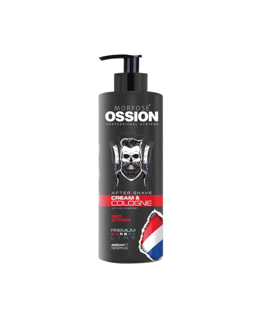 OSSION PROFESSIONAL AFTER SHAVE CREAM COLOGNE RED STORM 13.52OZ OSS008