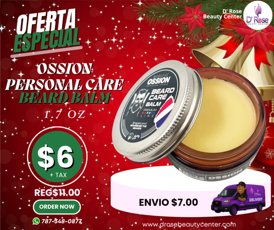 🔥 OSSION Beard Balm 1.7oz | Bálsamo Modelador y Suavizante Premium