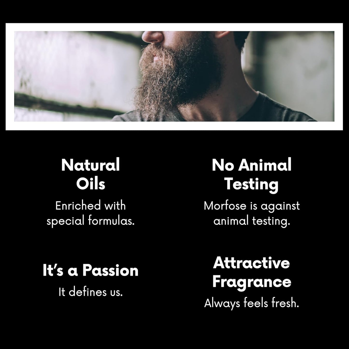 🌰 OSSION Beard Balsam 3.4oz | Argán y Almendras: Nutrición, Crecimiento y Control de Frizz