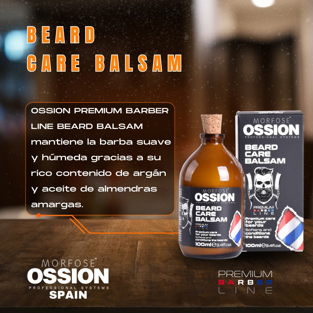🌰 OSSION Beard Balsam 3.4oz | Argán y Almendras: Nutrición, Crecimiento y Control de Frizz