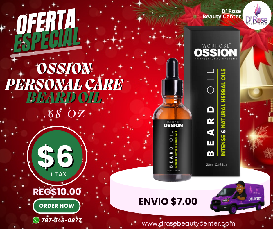 OSSION – BEARD CARE OIL (0.68 OZ)