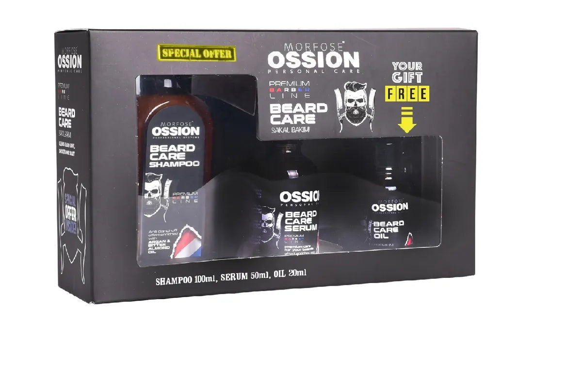OSSION PROFESSIONAL BEARD CARE TRIPPLE KIT OSS017