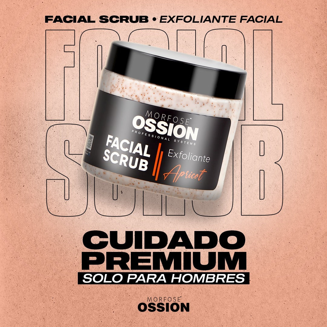 OSSION PROFESSIONAL APRICOT FACIAL SCRUB 13.52OZ OSS029