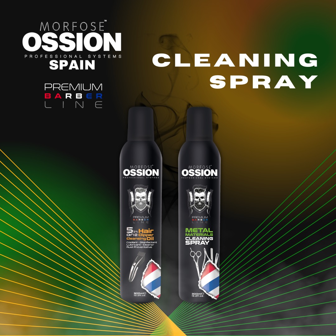 💈 Aceite Limpiador 5-en-1 OSSION (19.2oz) | Limpia, Desinfecta y Lubrica Cuchillas de Clipper