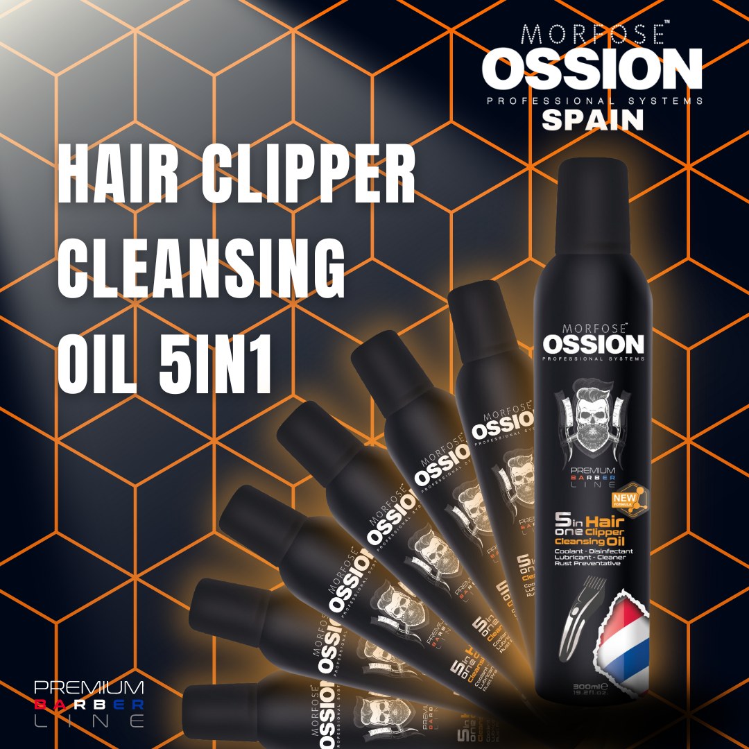 💈 Aceite Limpiador 5-en-1 OSSION (19.2oz) | Limpia, Desinfecta y Lubrica Cuchillas de Clipper