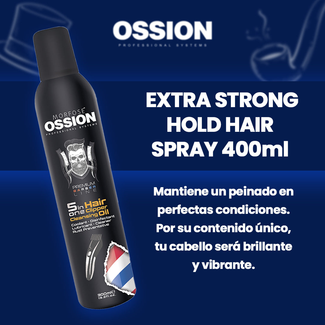 💈 Aceite Limpiador 5-en-1 OSSION (19.2oz) | Limpia, Desinfecta y Lubrica Cuchillas de Clipper