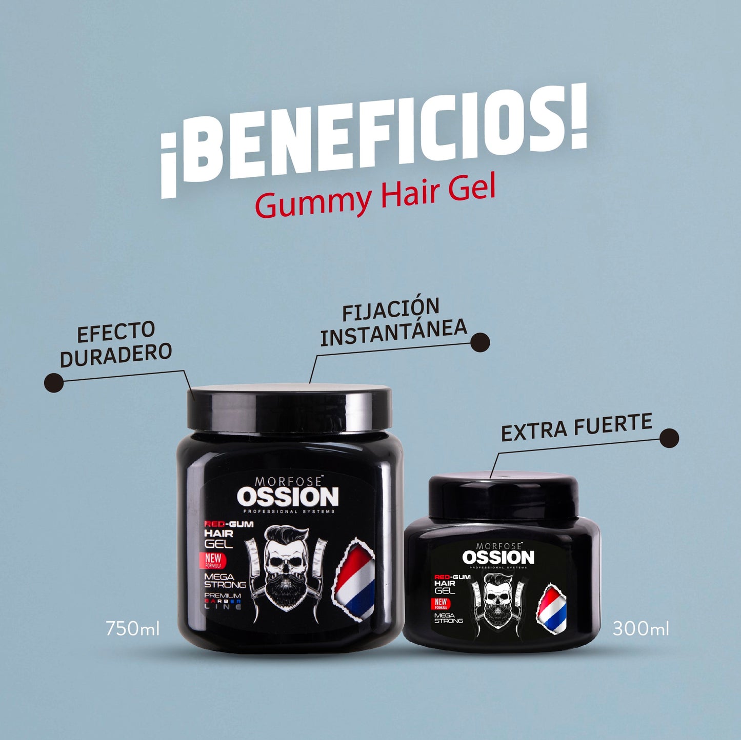 OSSION PROFESSIONAL GUMMY GEL 10.14OZ OSS032