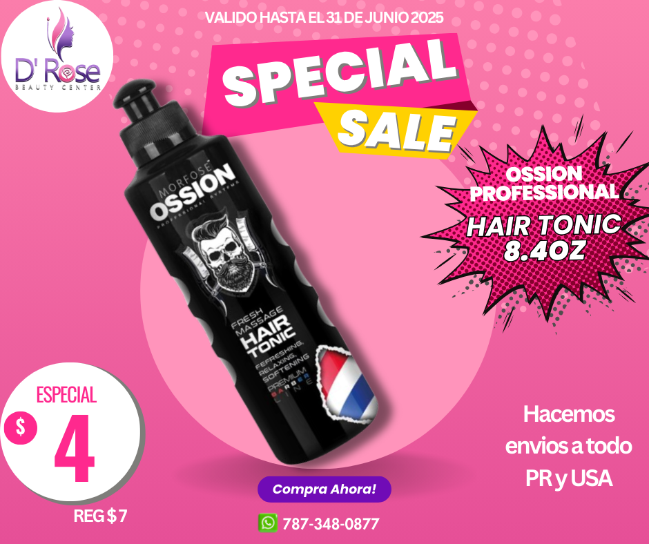 OSSION PROFESSIONAL HAIR TONIC 8.4OZ OSS035