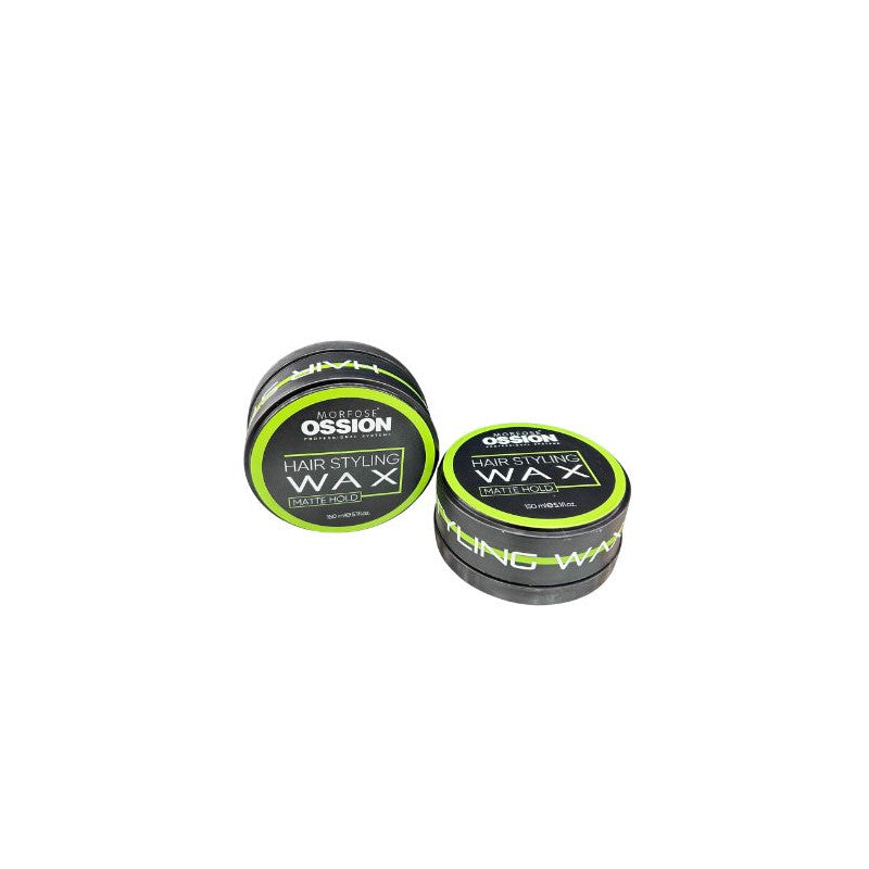 🥇 Ossion Matte Hold Hair Wax (5.1oz) | Acabado Mate, Fijación Fuerte Nivel 4 ¡Solo $5!