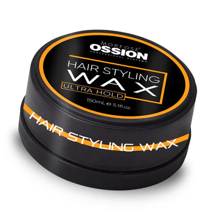 🥇 Ossion Ultra Hold Hair Wax (5.1oz) | Fijación Fuerte, Brillo y Cero Residuos ¡Solo $5!