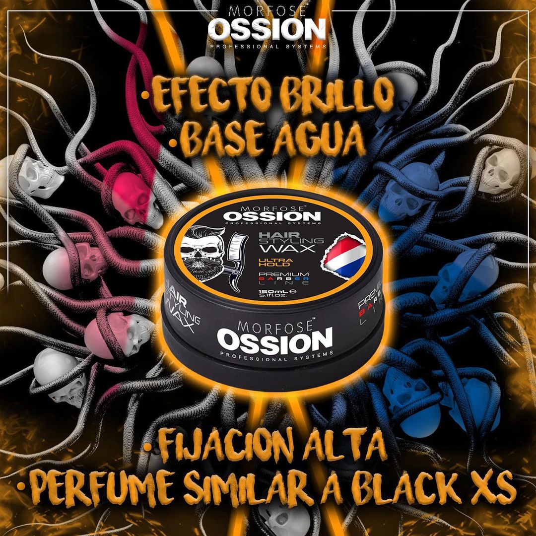 🥇 Ossion Ultra Hold Hair Wax (5.1oz) | Fijación Fuerte, Brillo y Cero Residuos ¡Solo $5!
