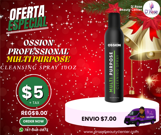 🚀 Ossion Multi-Purpose Cleaning Spray (19.2oz) | Secado Rápido, Aroma Fresco ¡A solo $5!