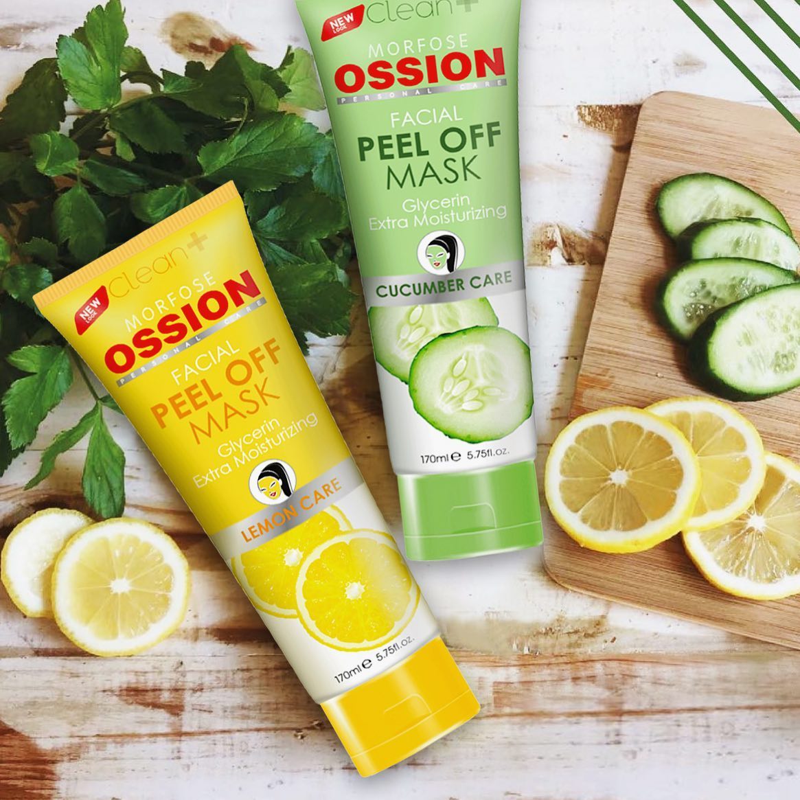 🥒 MORFOSE OSSION PROFESSIONAL PEEL OFF MASK DE PEPINILLO 5.75OZ (OSS047)