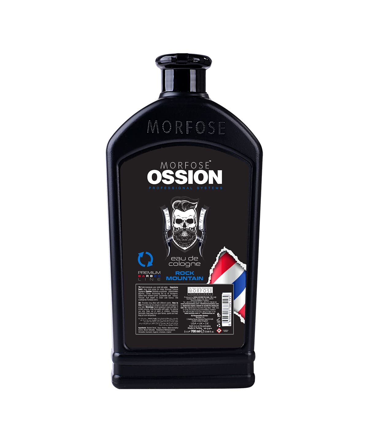 💈 OSSION PROFESSIONAL AFTER SHAVE REFILL COLOGNE ROCK MOUNTAIN 23.66 OZ (OSS054)