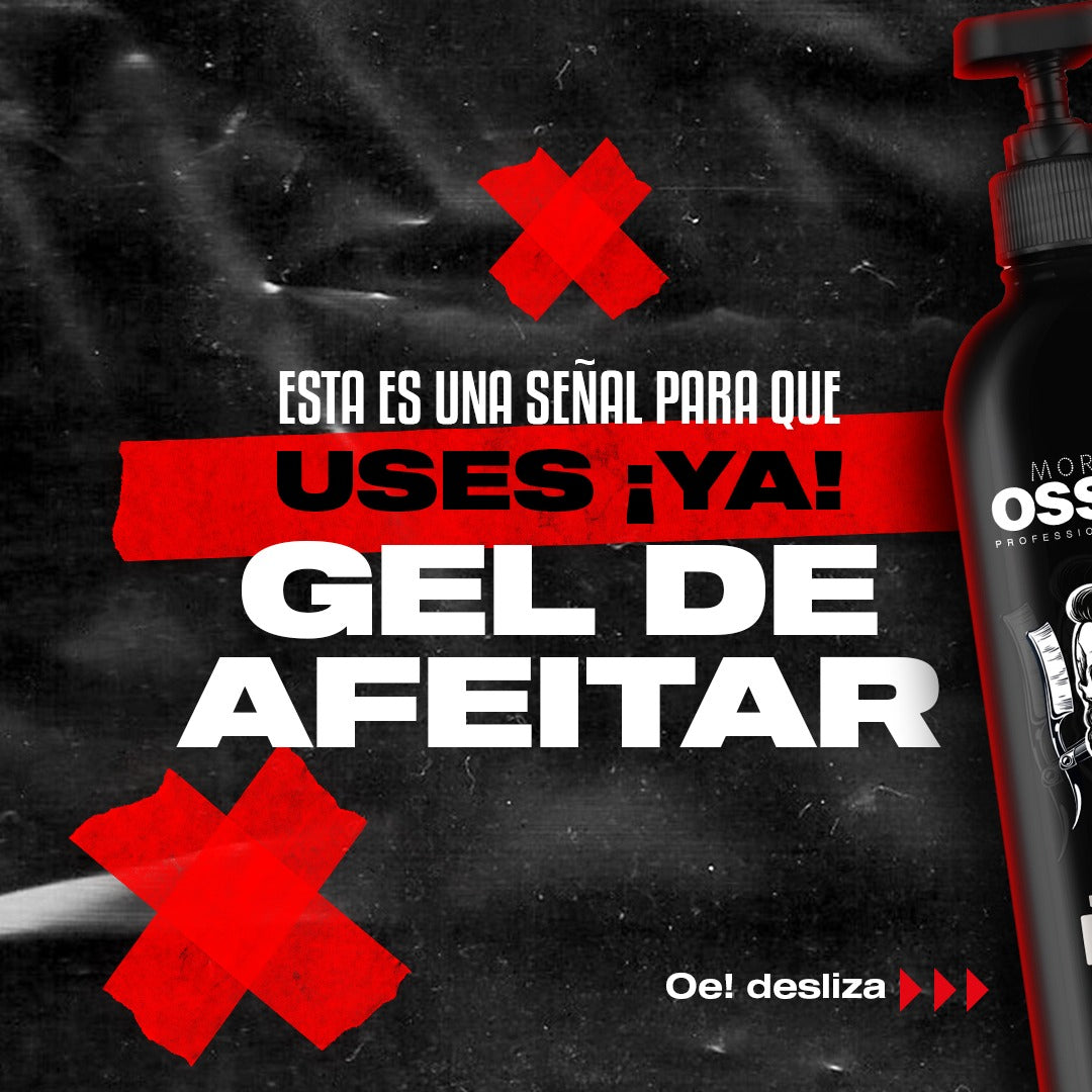 OSSION PROFESSIONAL SHAVING GEL 3IN1 23.66OZ OSS055