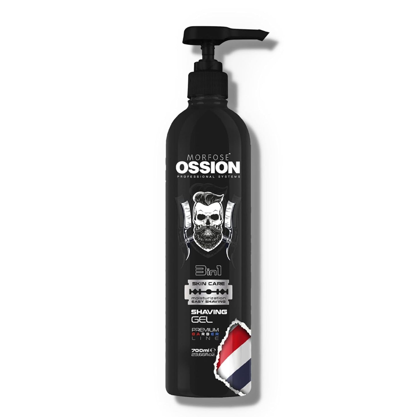 OSSION PROFESSIONAL SHAVING GEL 3IN1 23.66OZ OSS055
