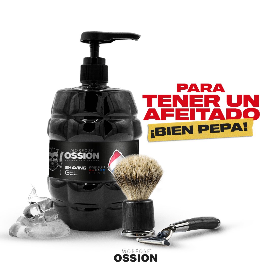 OSSION PROFESSIONAL SHAVING GEL 3IN1 33.8OZ OSS056