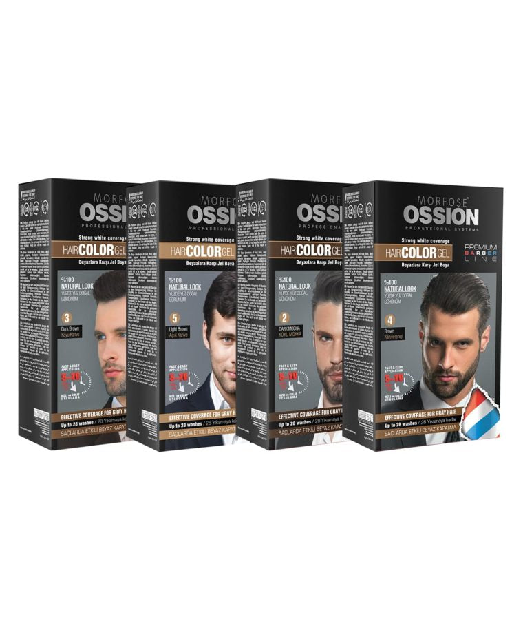 OSSION PERSONAL CARE – HAIR COLOR GEL #1 NATURAL BLACK (OSS064)