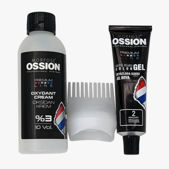 OSSION PERSONAL CARE – HAIR COLOR GEL #1 NATURAL BLACK (OSS064)
