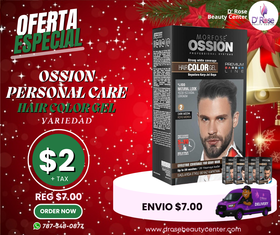 OSSION HAIR COLOR GEL – COLOR #2 DARK MOCHA (OSS065)