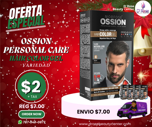 OSSION PROFESSIONAL CARE – HAIR COLOR GEL Color #4 BROWN • OSS067