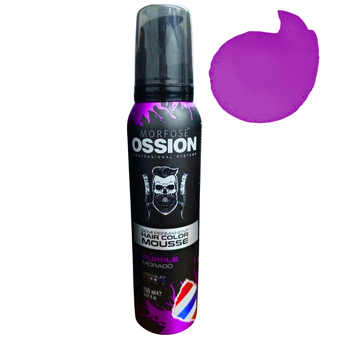 OSSION PROFESSIONAL HAIR COLOR MOUSSE COLOR PURPLE OSS070