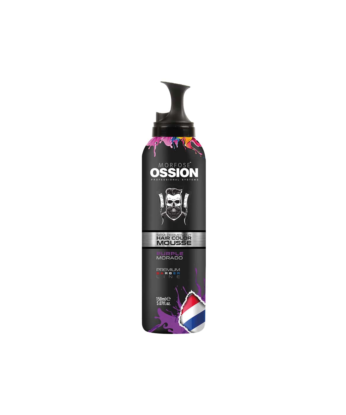 OSSION PROFESSIONAL HAIR COLOR MOUSSE COLOR PURPLE OSS070