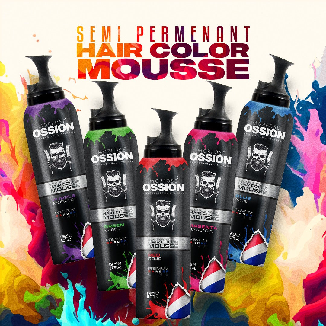 OSSION PROFESSIONAL HAIR COLOR MOUSSE COLOR YELLOW OSS075