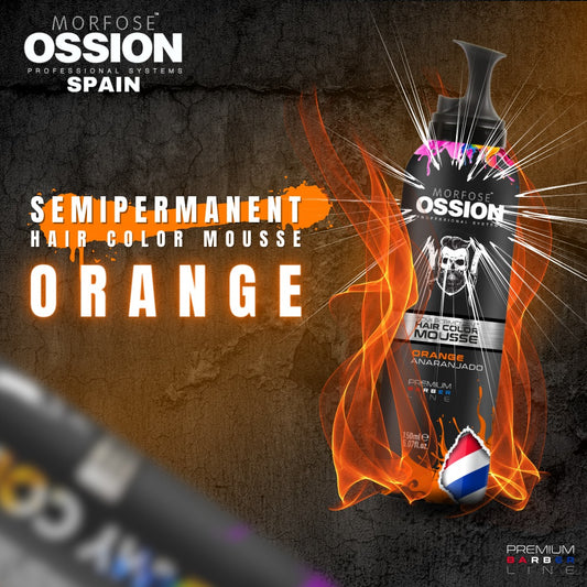 OSSION PROFESSIONAL HAIR COLOR MOUSSE COLOR ORANGE OSS071
