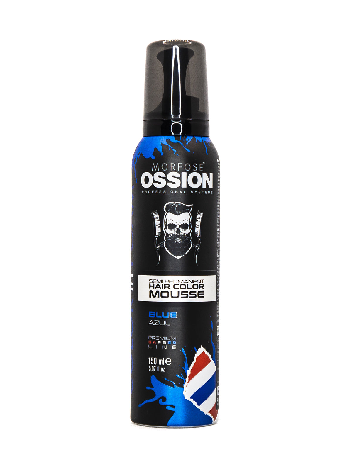 OSSION PROFESSIONAL HAIR COLOR MOUSSE COLOR BLUE OSS073