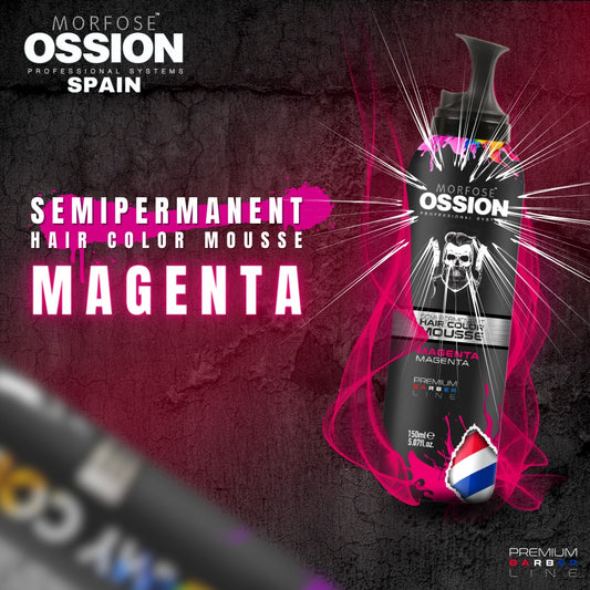 OSSION PROFESSIONAL HAIR COLOR MOUSSE COLOR MAGENTA OSS076