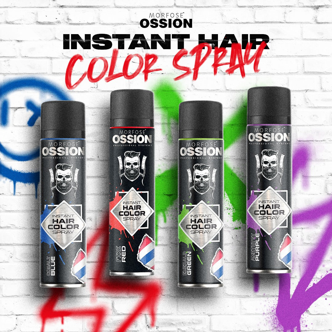 🔴 OSSION Hair Color Spray RED (5.07oz) | Fire Red: Color Temporal de Alto Impacto