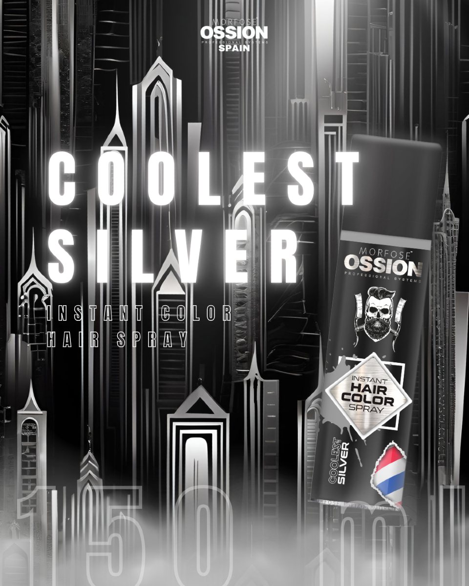 ✨ OSSION Hair Color Spray SILVER (5.07oz) | Coolest Silver Instantáneo y Temporal