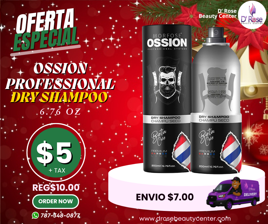 OSSION PROFESSIONAL DRY SHAMPOO 6.76OZ OSS085