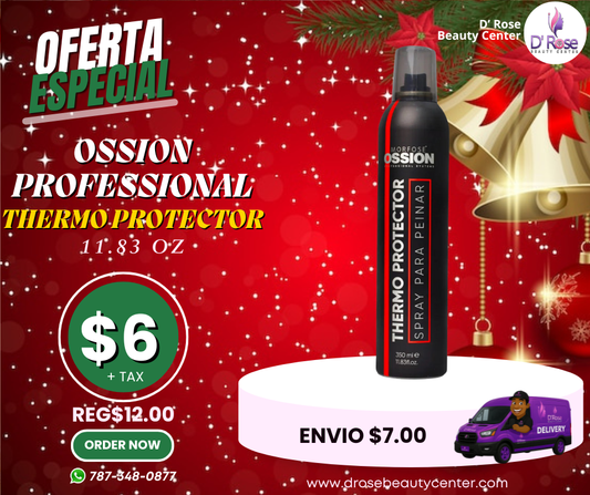 🔥 Escudo Térmico OSSION (11.83oz) | Anti-Rotura, Brillo Intenso ¡A solo $6!