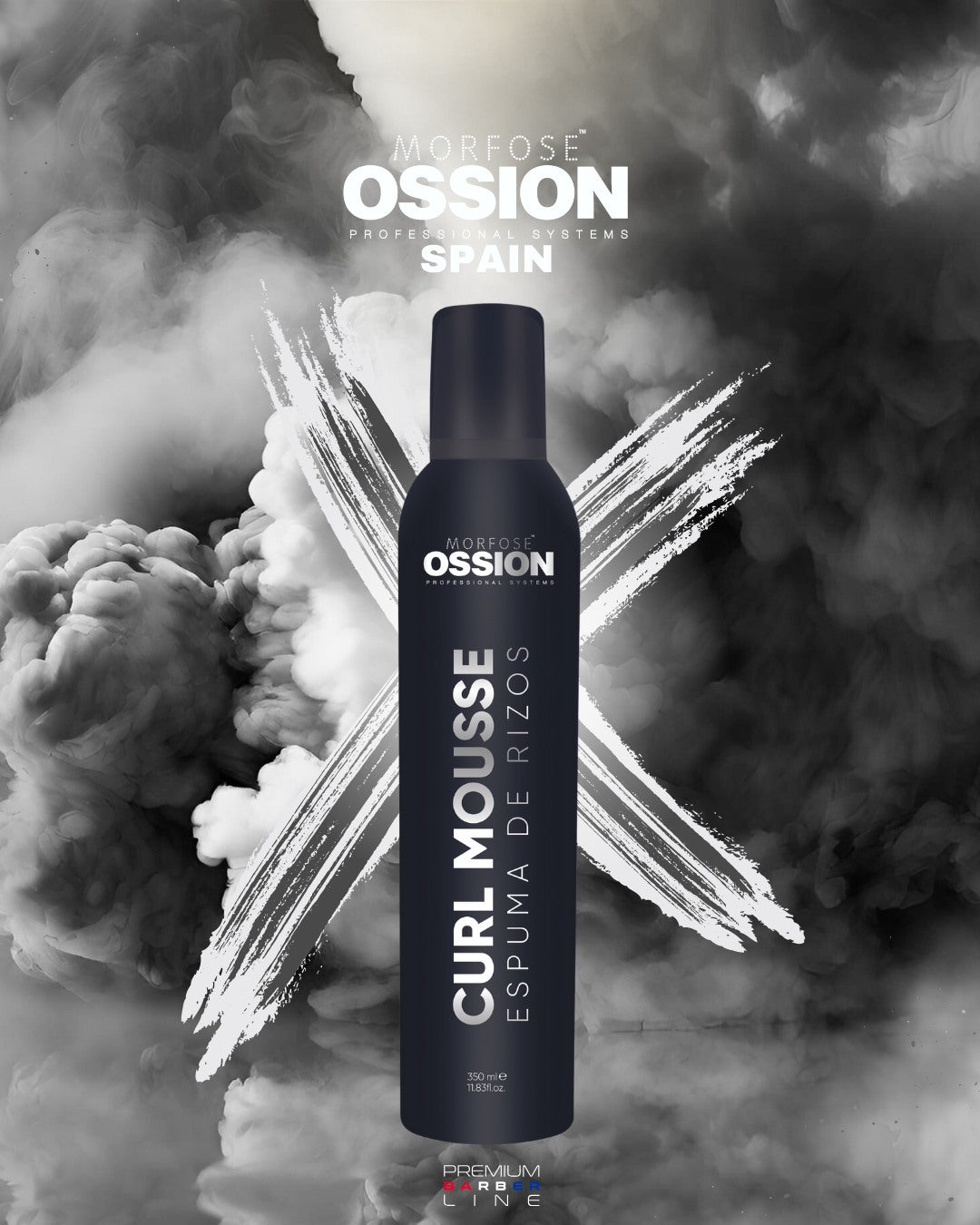 ✨ Rizos Definidos OSSION CURL MOUSSE (11.83oz) | Fijación Ultra Fuerte, Volumen y Anti-Frizz