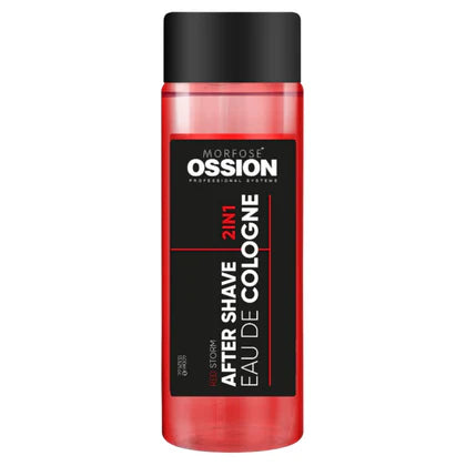 OSSION PROFESSIONAL AFTER SHAVE 2 IN 1 COLOGNE RED STORM 13.52OZ OSS092