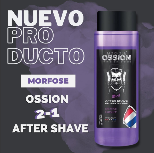 OSSION PROFESSIONAL AFTER SHAVE 2 IN 1 COLOGNE MIAMI NIGHT 13.52OZ OSS093