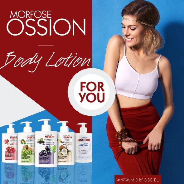💜 MORFOSE OSSION PROFESSIONAL BODY LOTION MULBERRY &amp; BLACK CURRANT 16.9OZ (OSS095)