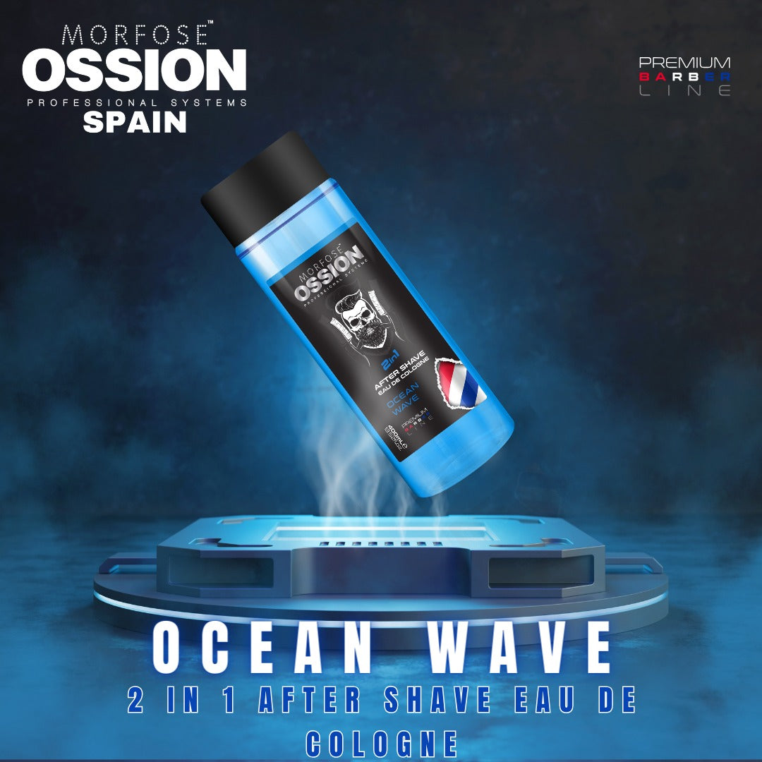 OSSION PROFESSIONAL AFTER SHAVE 2 IN 1 COLOGNE OCEAN WAVE 13.52OZ OSS094