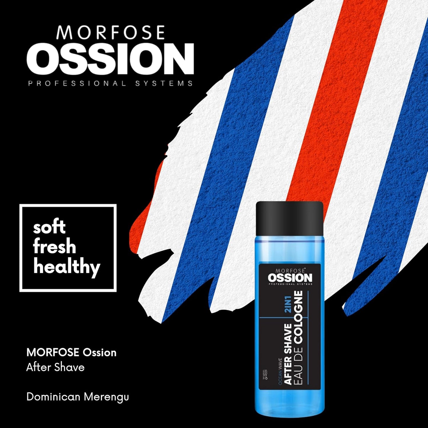 OSSION PROFESSIONAL AFTER SHAVE 2 IN 1 COLOGNE OCEAN WAVE 13.52OZ OSS094