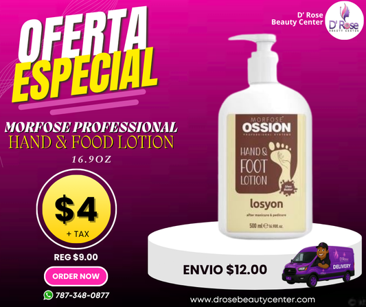 🧴 MORFOSE OSSION PROFESSIONAL HAND &amp; FOOT LOTION 16.9OZ (OSS094)